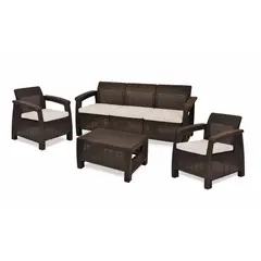 KETER - Set Terraza Jardín Corfu triple set -