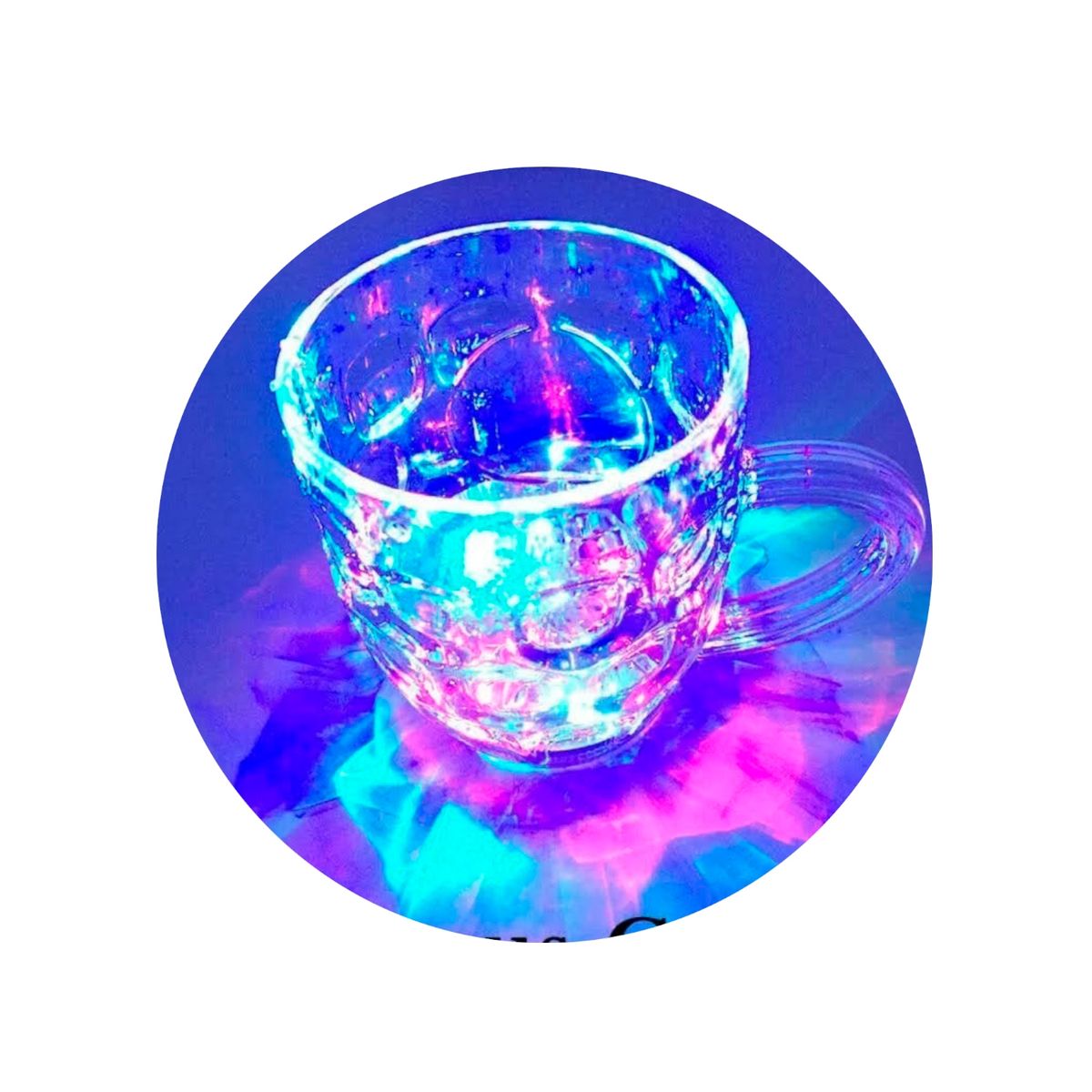 GENERICO - Tazon Led Por Induccion Taza Rgb Mug Para Cafe O Te Arcoiris