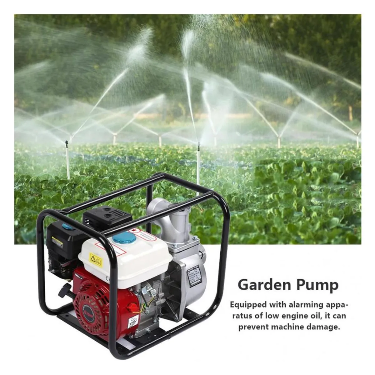 DETODOYMAS - Motobomba De Agua 2 Pulgadas - Negro