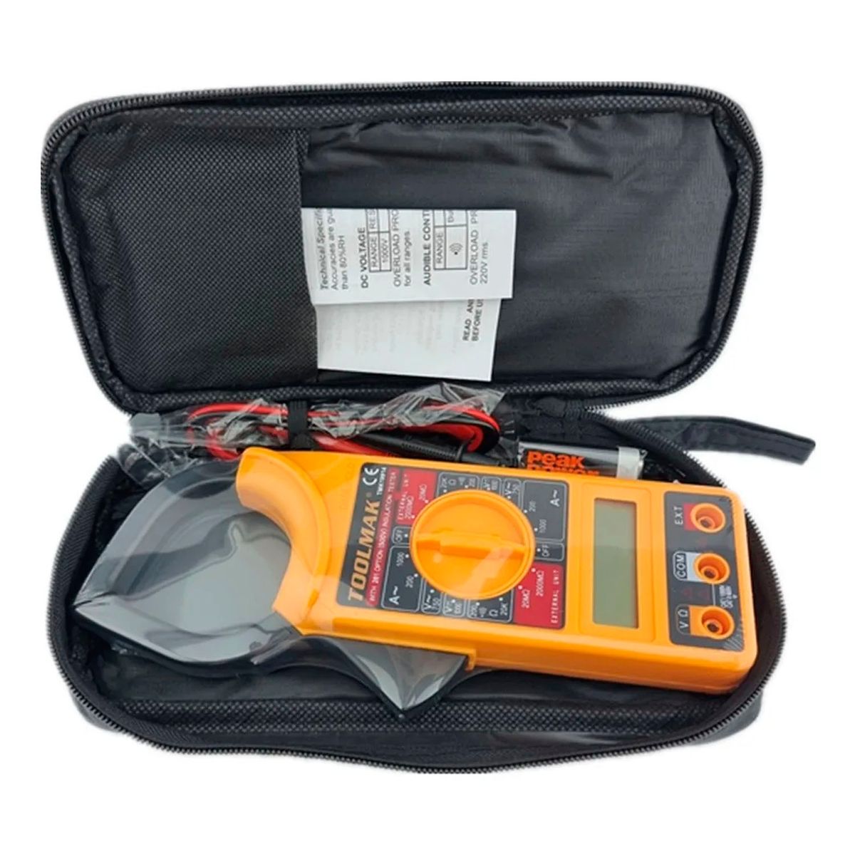 GENERICO - Pinza Multitester Amperimetro Digital Tmk19914