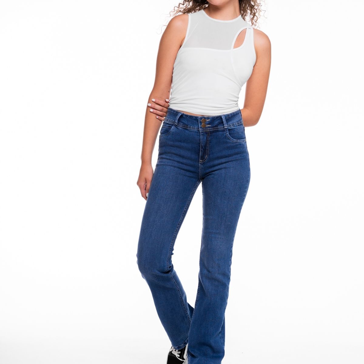 EFESIS - Jeans Mujer Recto Jeans isi straight - recto pretina ancha azul light efesis EFESIS