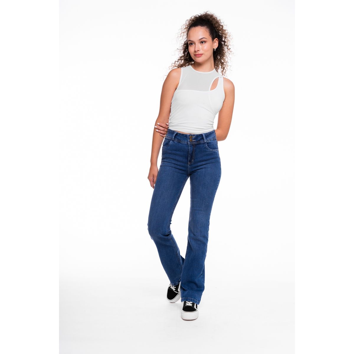 EFESIS - Jeans Mujer Recto Jeans isi straight - recto pretina ancha azul light efesis EFESIS