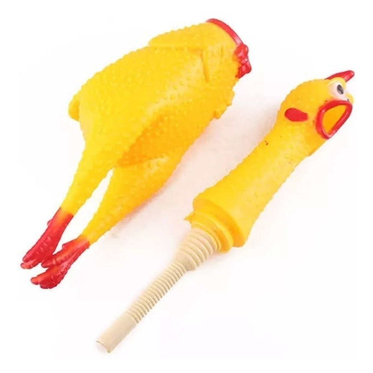 GENERICO - Pollo Juguete De Goma Con Sonido 39cm Para Perros Y Gatos
