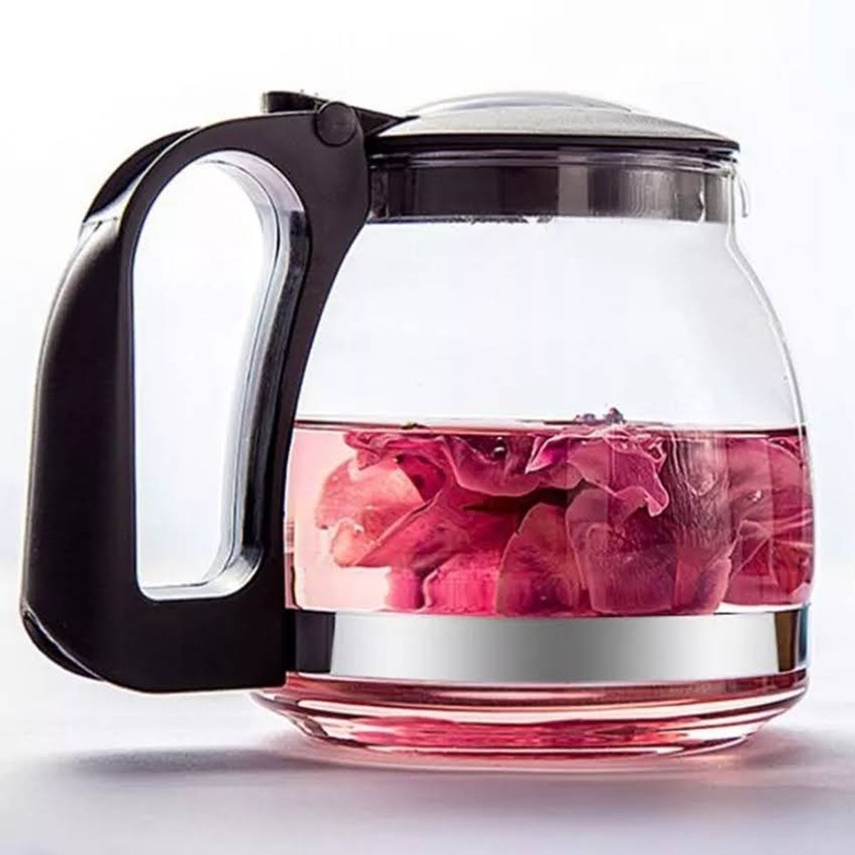 GENERICO - Infusor Tetera Vidrio Tetera Con Infusor Metalico 900ml
