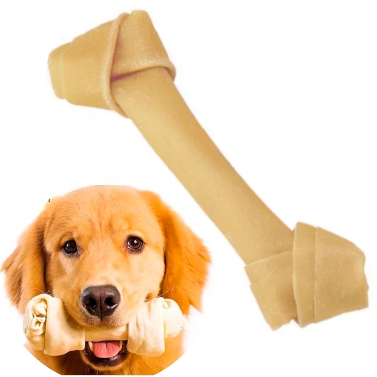 GENERICO - Huesos Perros Cartilagos Para Mascota Naturales 20cm