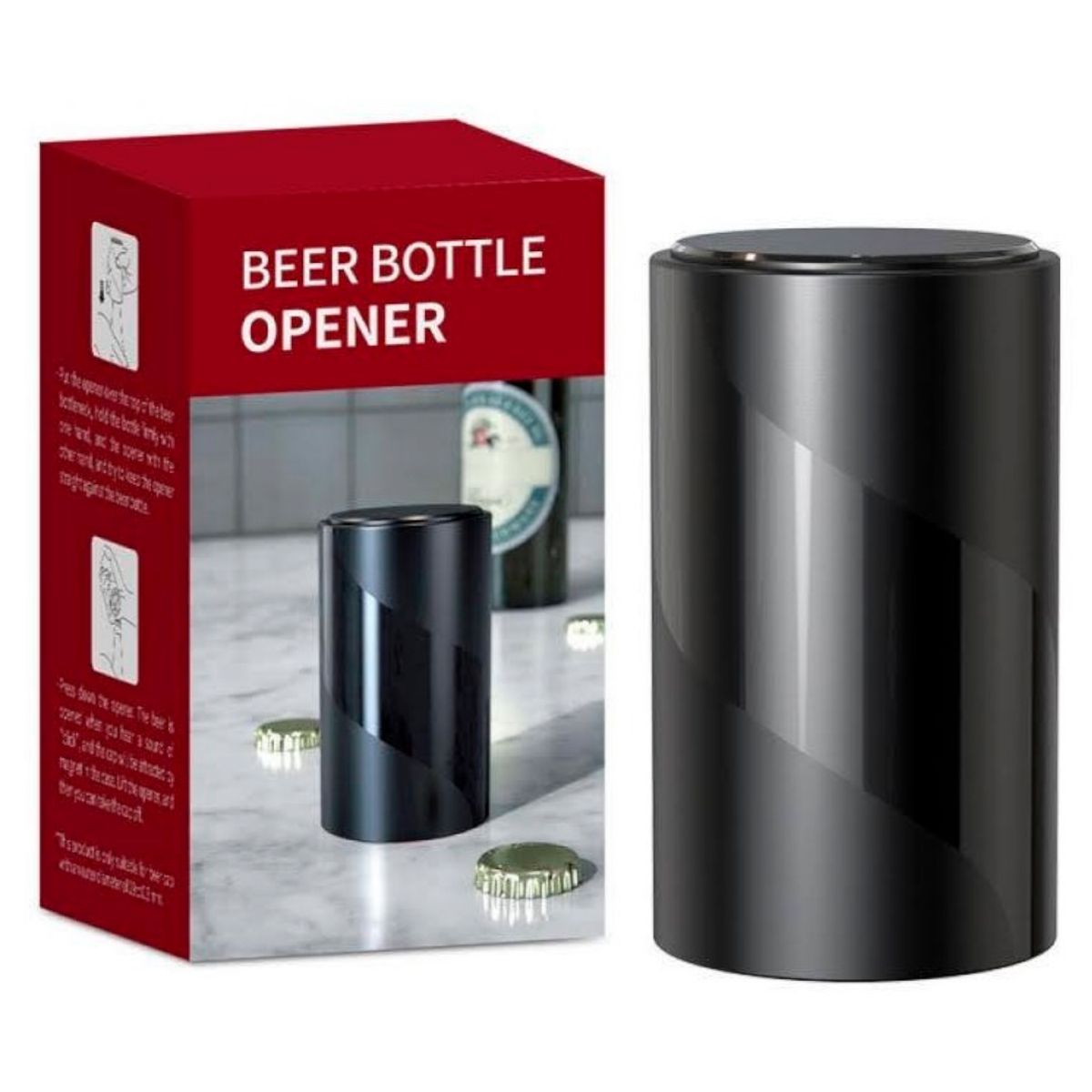 GENERICO - Abridor Cervezas Destapador Botellas Automatico Magnetico