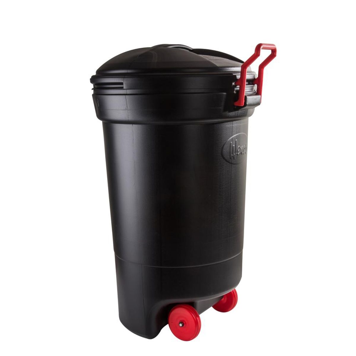 WENCO - Basurero 125 Litros Negro Con Ruedas WENCO