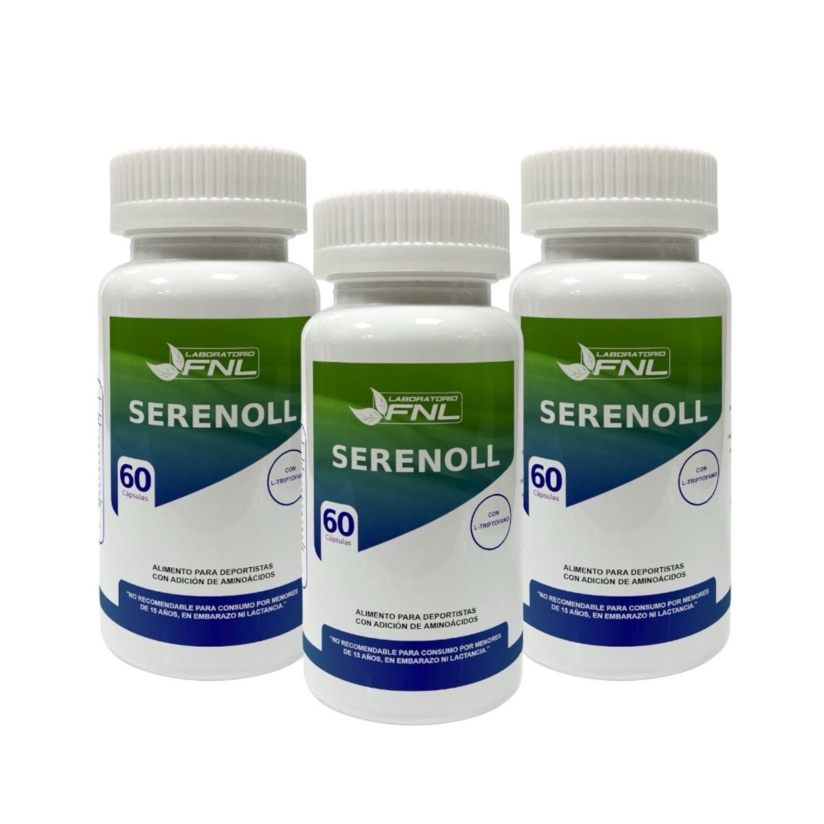 FNL - Tirosina + Triptofano + Cedron + Romero 180 Capsulas 3x60. Nervios