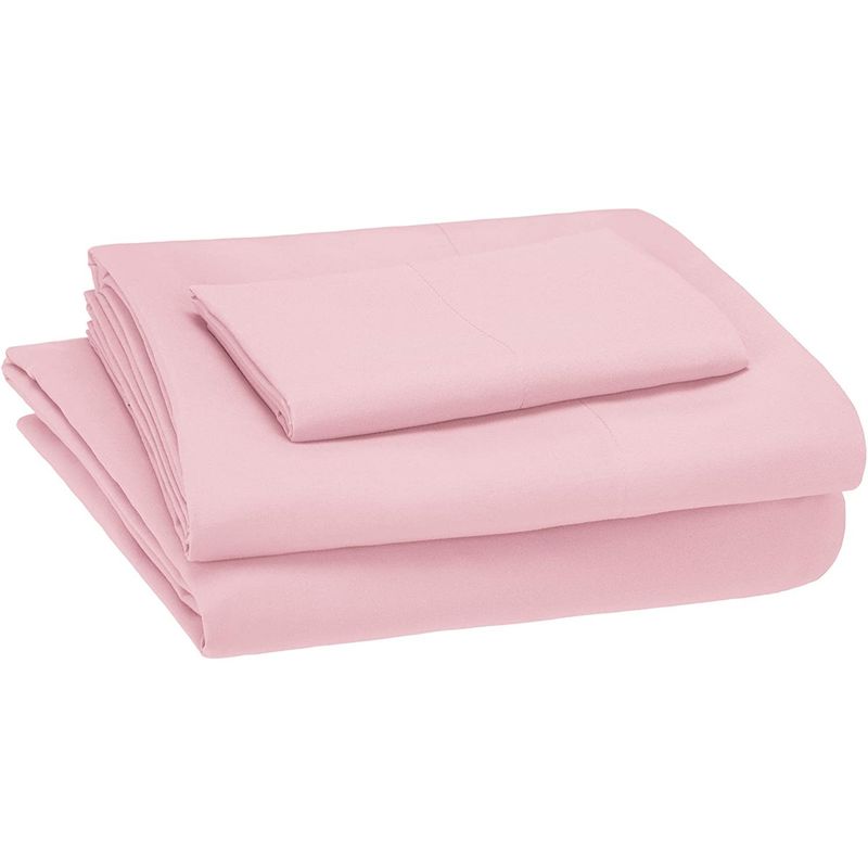 PELLITOS - SABANAS ROSADAS CUNAS Y CAMAS DE TRANSICIÓN 100% ALGODON 200 HILOS