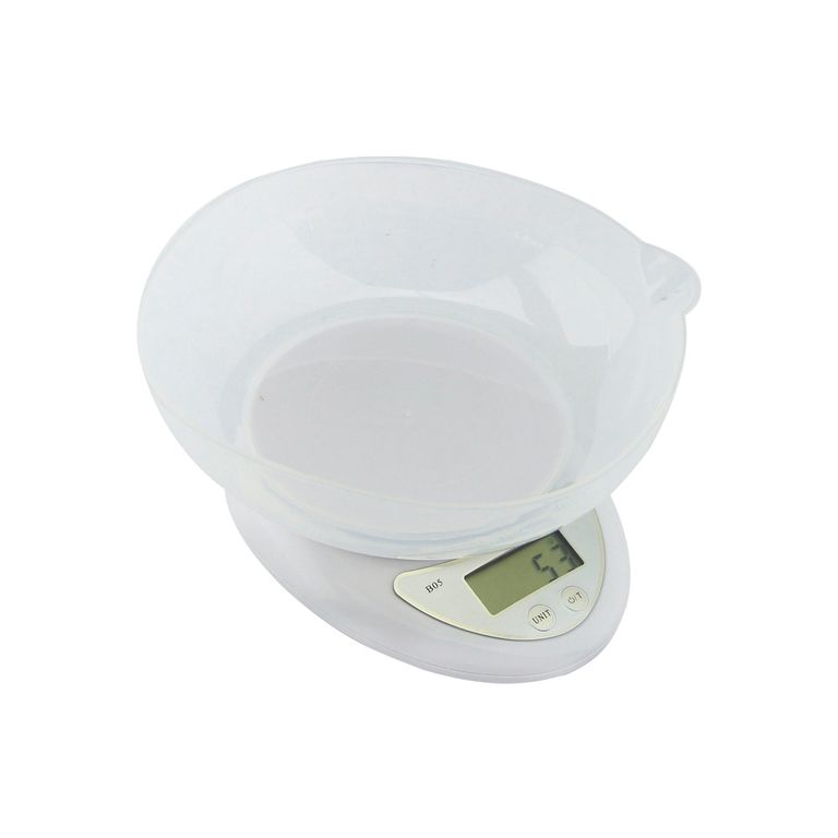 COMPRAPO Balanza digital cocina recipiente hasta 5kg