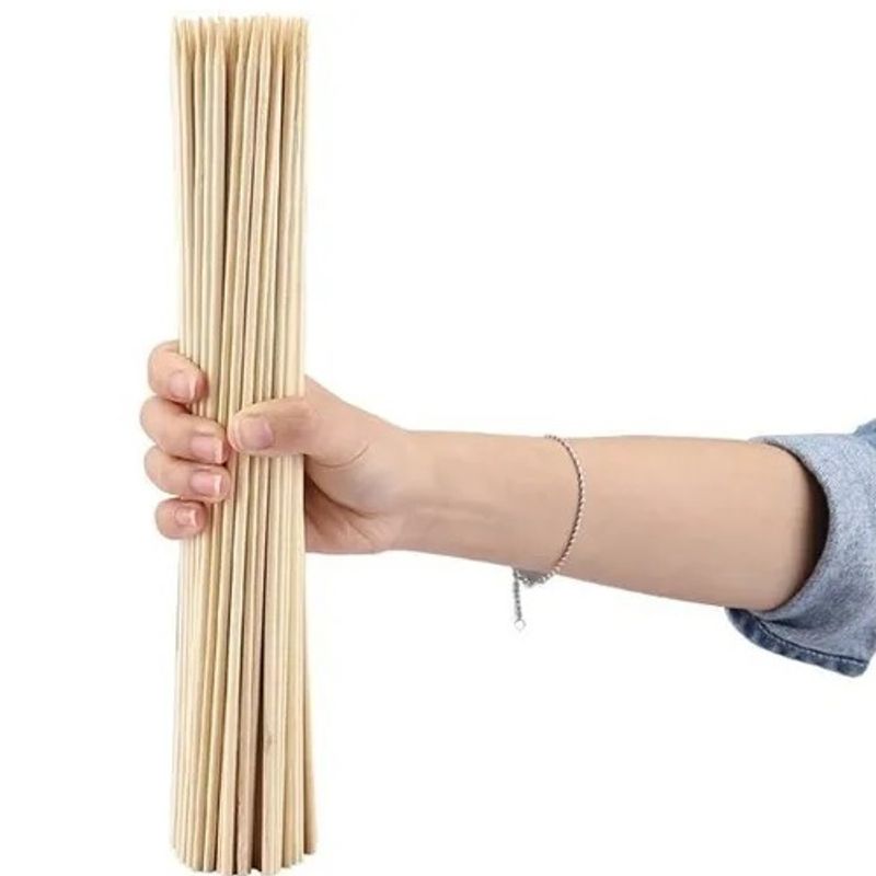 GENERICO - Brochetas Bambú 30 Cm / 500 Un.