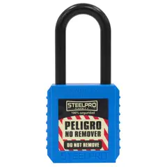 STEELPRO - Candado Dielectrico Azul