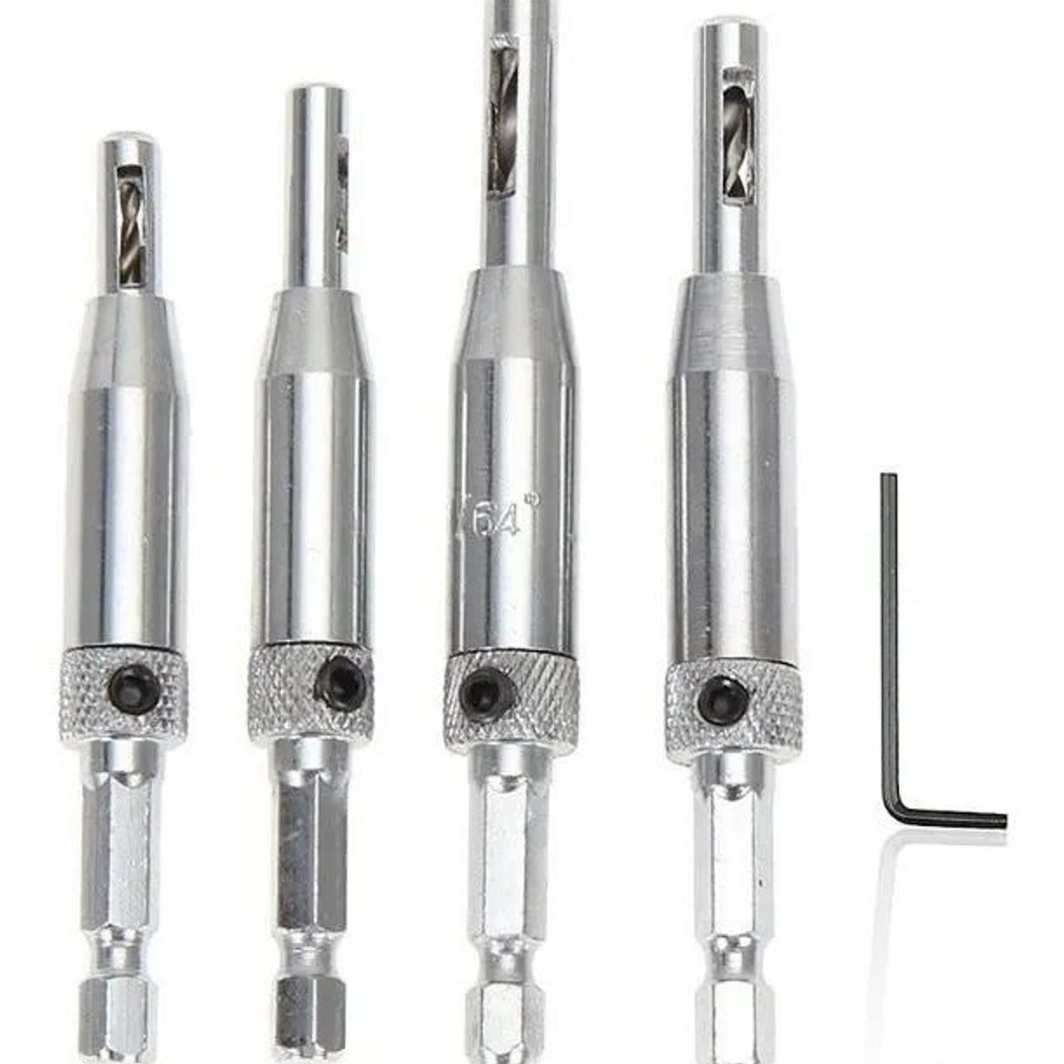 KUANGYE - Brocas Autocentrantes Centradoras Bisagras Rieles