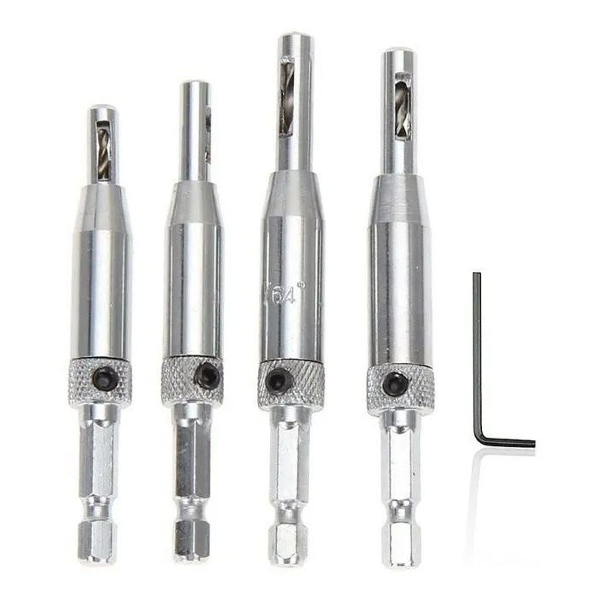 KUANGYE - Brocas Autocentrantes Centradoras Bisagras Rieles