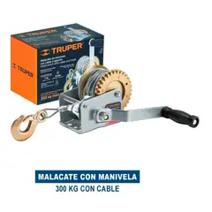 TRUPER - Malacate , Enganche Para Tirar 300 Kilos, marca