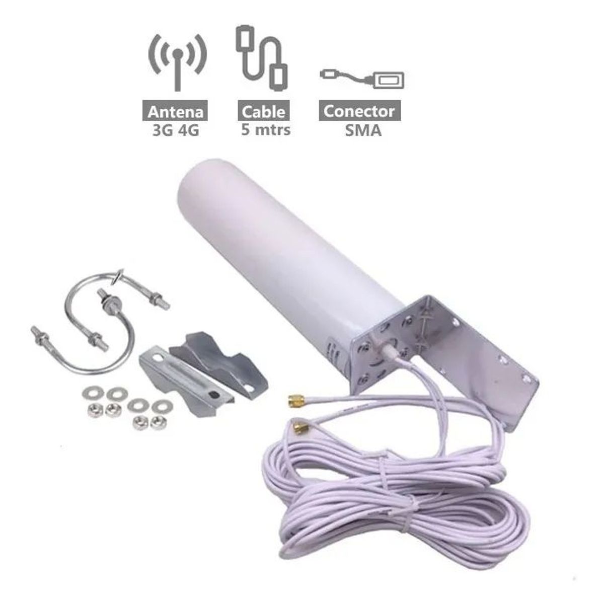 KUANGYE - Antena Exterior Interior 4g 3g Modem para Huawei Zte Conector Sma