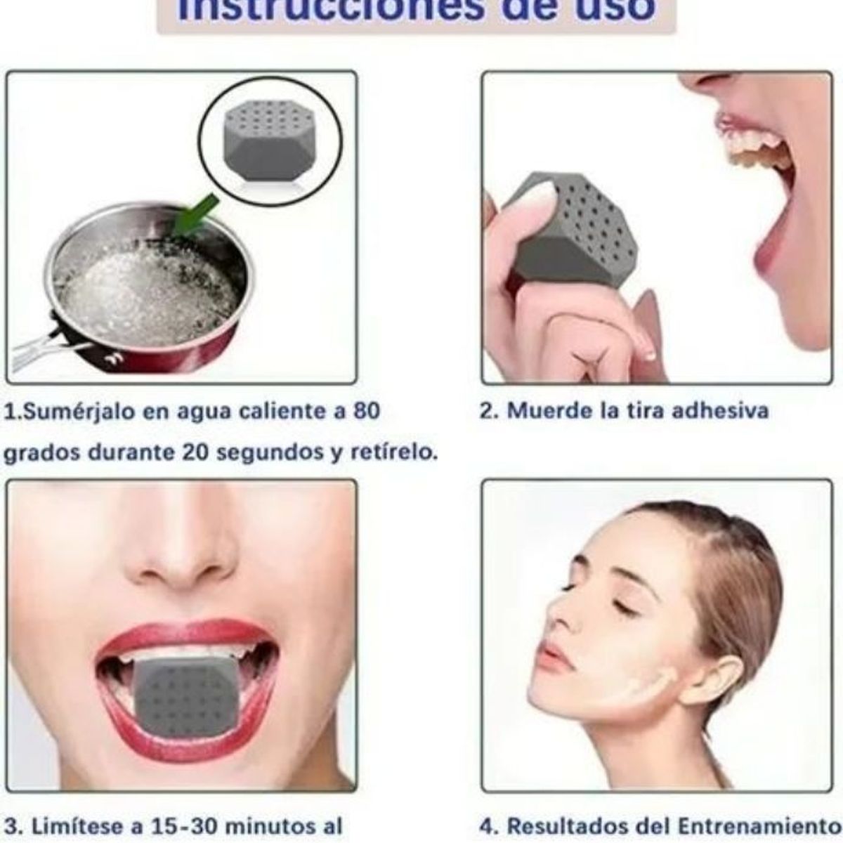 KUANGYE - Ejercitador Mandíbula Tonificador Mandíbula Jawliner