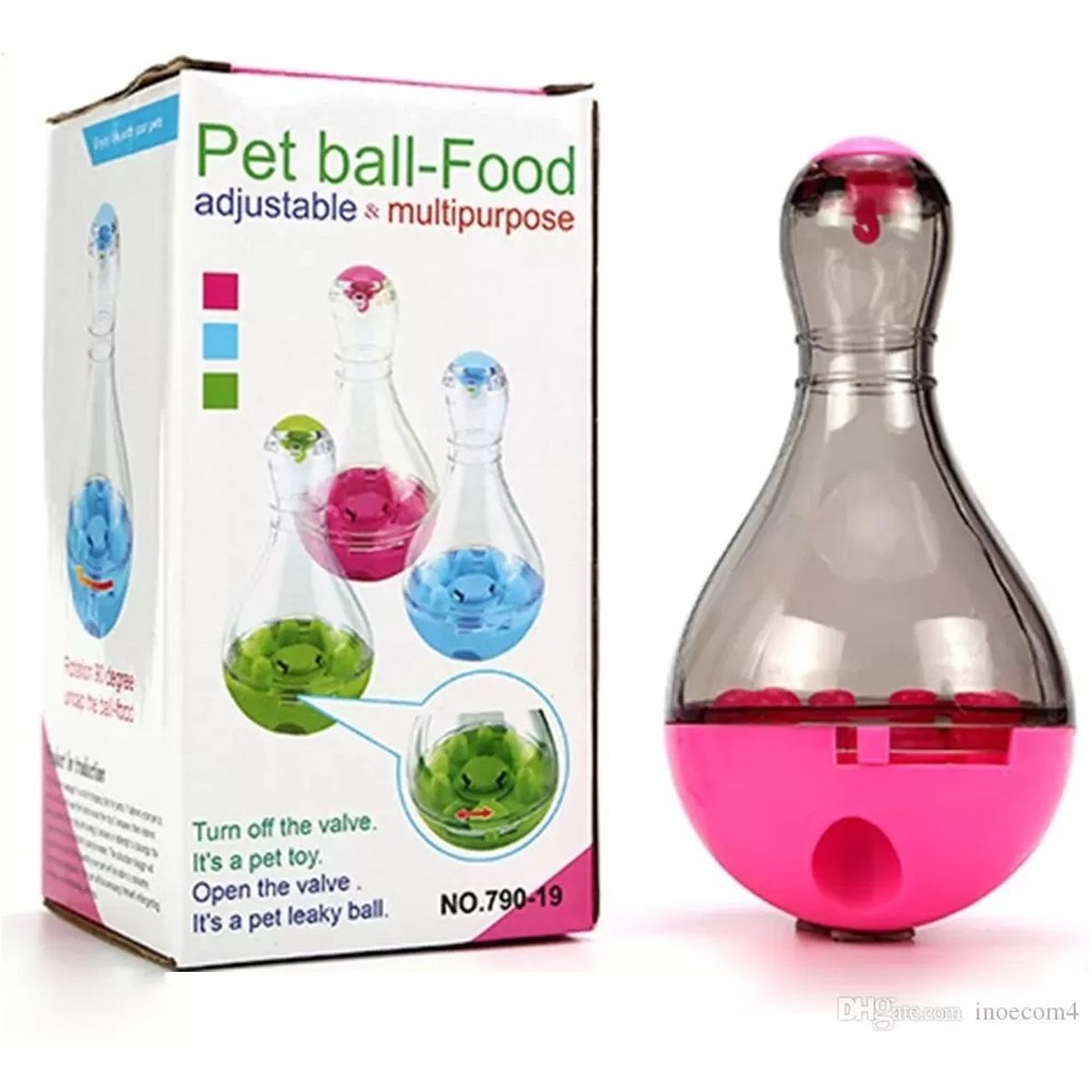 GENERICO - Juguete Interactivo Dispensador Comida Premios Gatos Perros