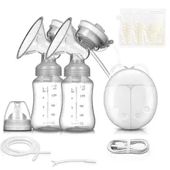 EVERSO - Extractor De Leche Electrico Doble Bomba Sacaleche Usb