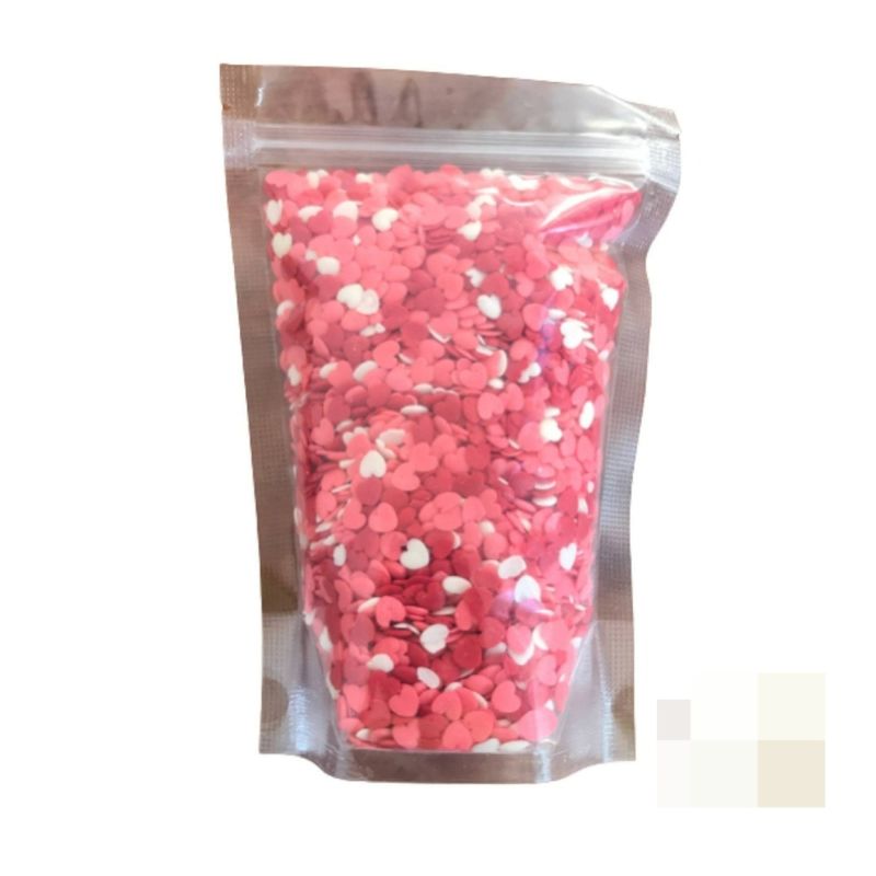 GENERICO - SPRINKLES CORAZONES DE COLORES 350 GRS