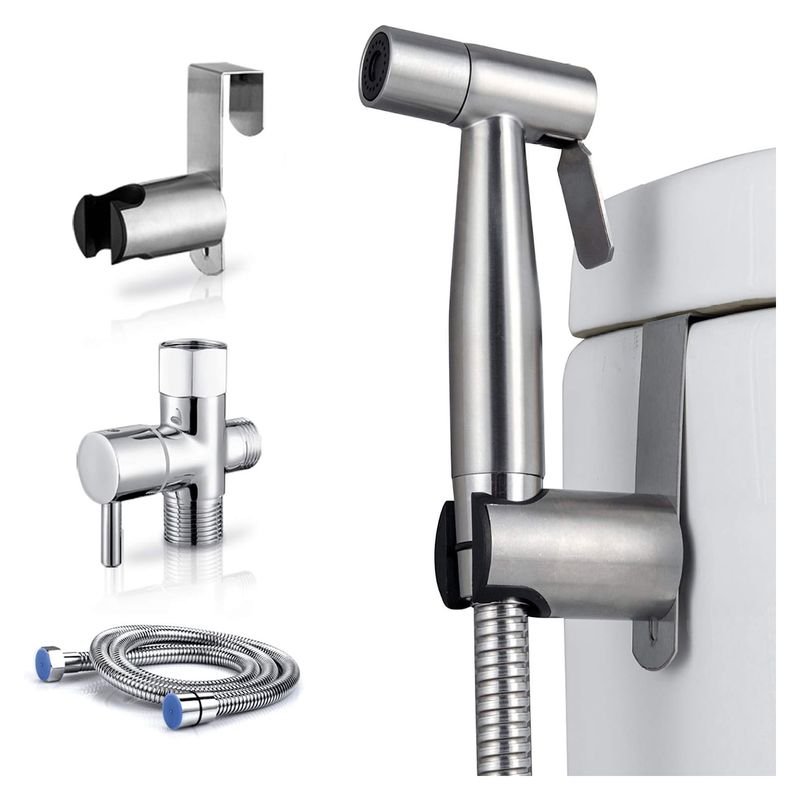 EVERSO - Ducha Bidet Arabe Acero Inoxidable Wc Inodoro