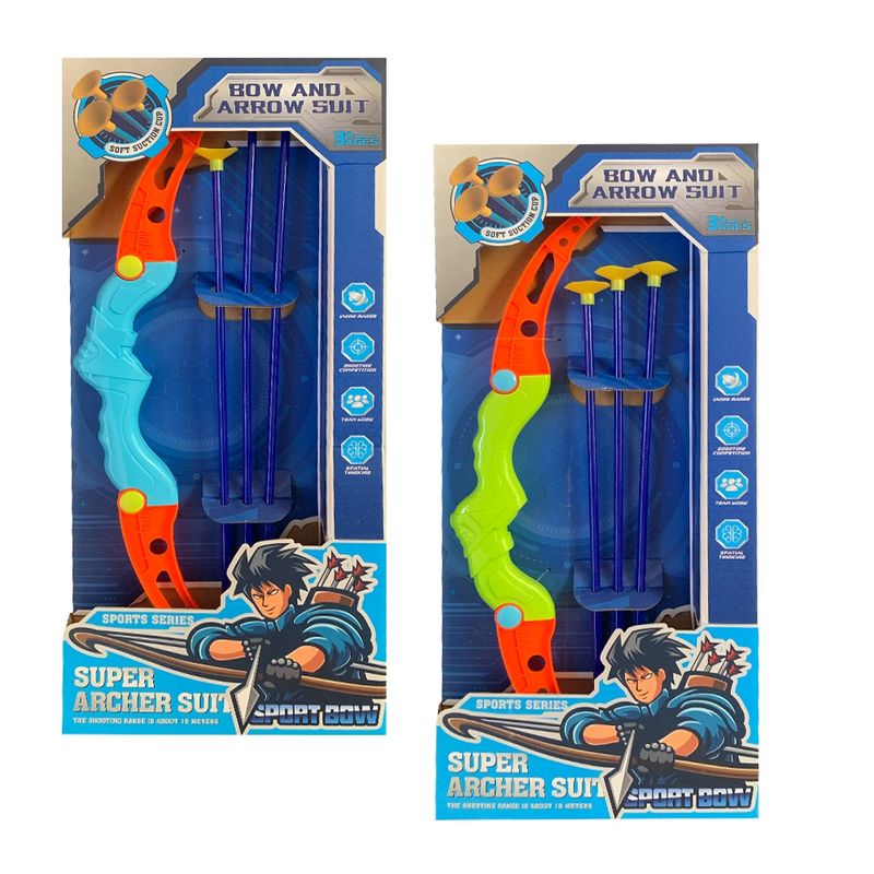 GENERICO - Arco Y Flechas Juego De Tiro Niños Colores