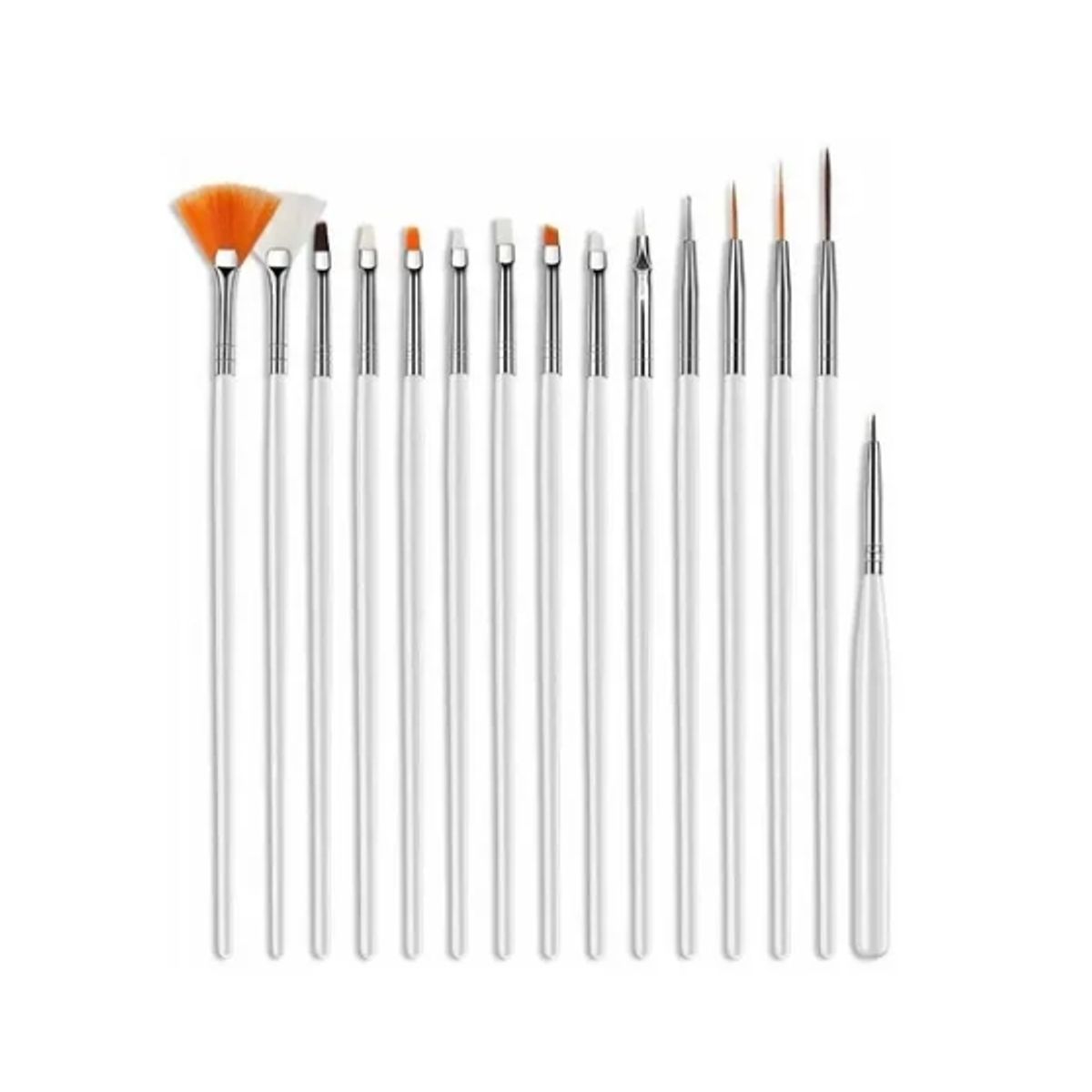 GENERICO - Set 15 Pinceles Diseño De Uñas/decoración Nail Art Manicure