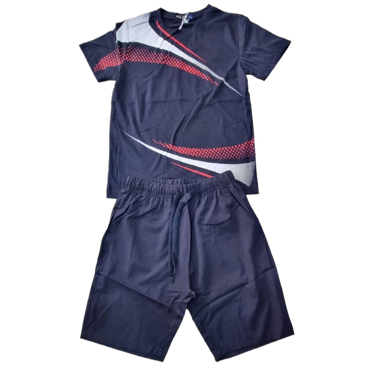 AGW - Pack 3 Conjuntos Polera + Short Niño Algodon Deportivo.