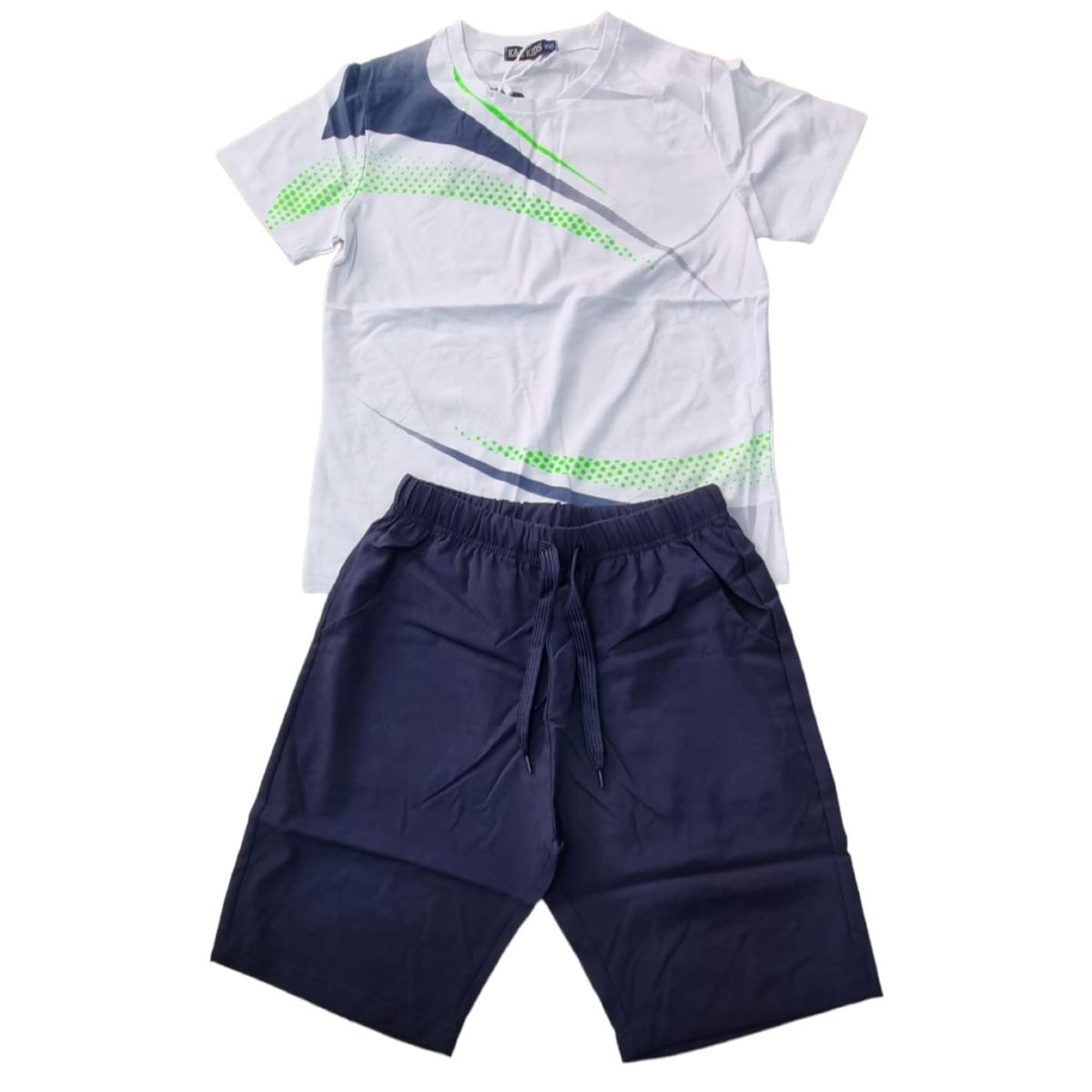 AGW - Pack 3 Conjuntos Polera + Short Niño Algodon Deportivo.