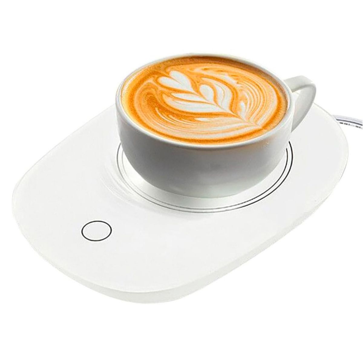 GENERICO - Calentador De Tazon Calienta Taza Cafe Te Posavaso Electrico