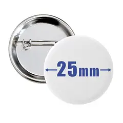 DETODOYMAS - Pack de 100 chapitas metalicas 25 mm