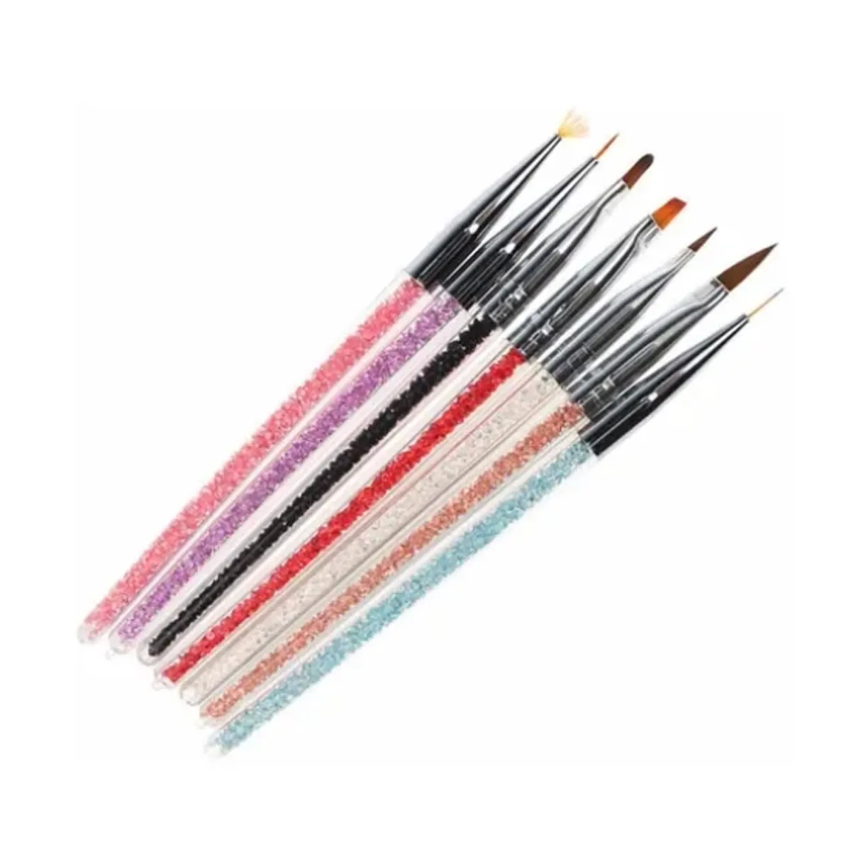 GENERICO - Set 7 Pinceles De Pintura Profesional De Diseño De Uñas/gel