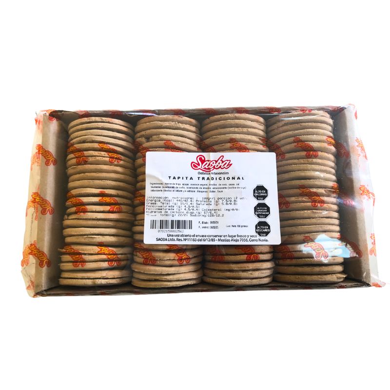 GENERICO - GALLETA PARA ALFAJOR SAOBA 700 GRS TRADICIONAL
