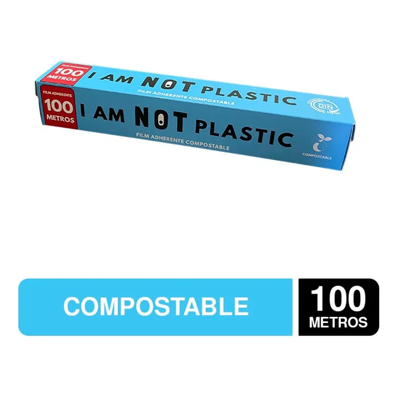 GENERICO - Film Adherente Para Cocina Compostable (100 Metros)