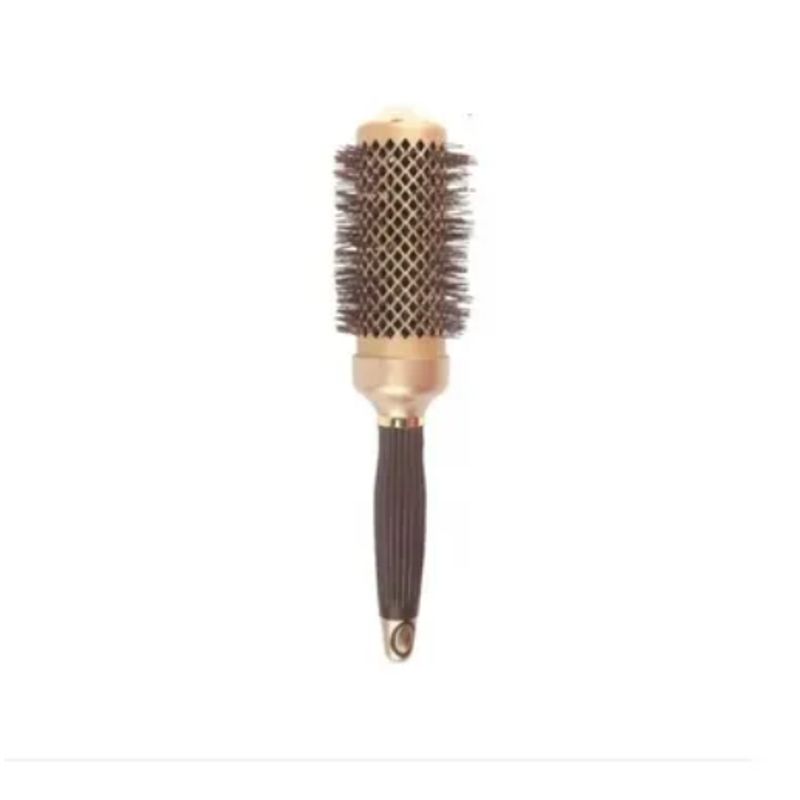 GENERICO - Cepillo Dorado Térmico Ceramic Brushing Alisado 45mm