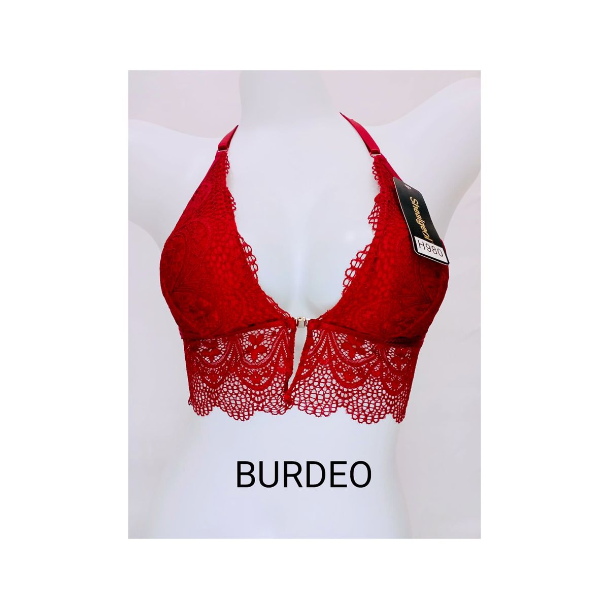 GENERICO - SOSTEN BRALETTE ENCAJE CORTO H980