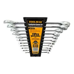 GENERICO - Kit Set Juego De Llaves Punta - Corona 11 Piezas Toolmak