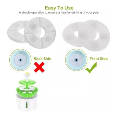 Imagen 2 del producto Bebedero Para Gatos Y Perros Fuente De Agua Con Flor