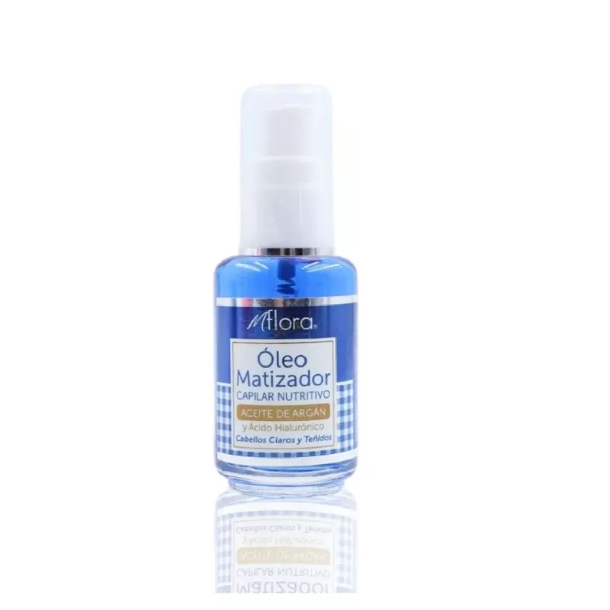 GENERICO - Aceite Matizador Azul Para Cabello Teñido 30ml Flora.-