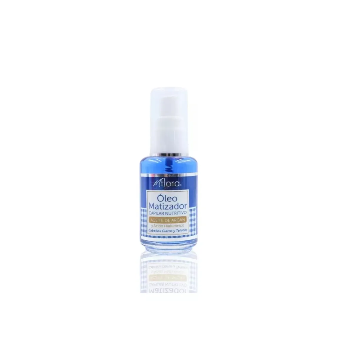 GENERICO - Aceite Matizador Azul Para Cabello Teñido 30ml Flora.-