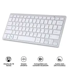 GENERICO - Teclado Bluetooth Weibo Wb-8022 Ultradelgado