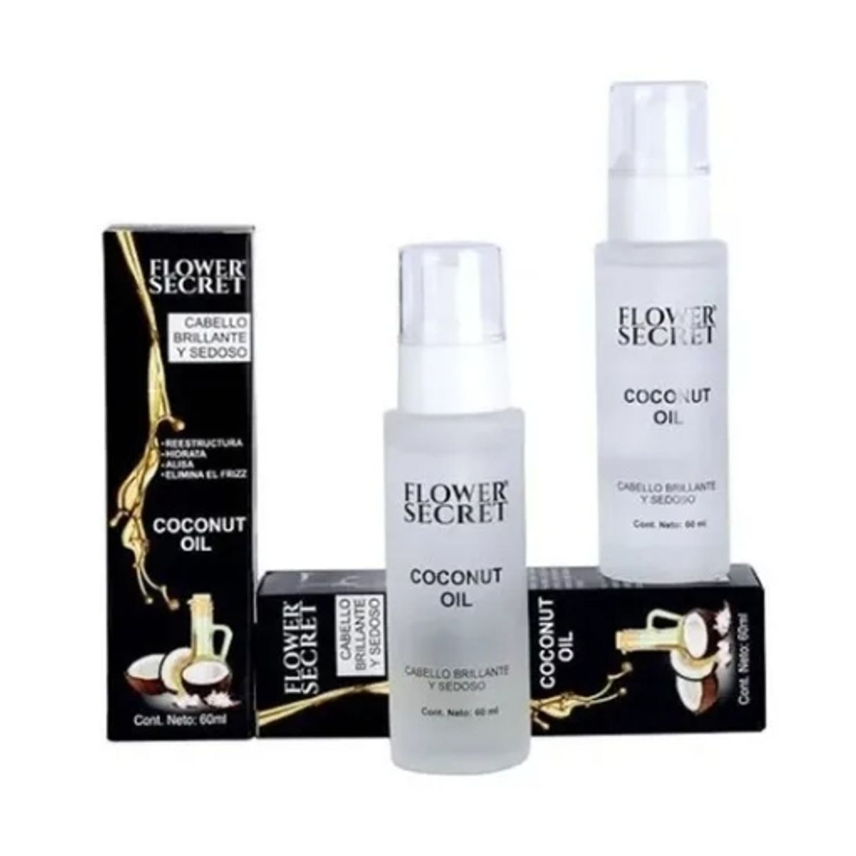 FLOWER SECRET - Aceite De Pelo Coco 60ml Flower Secret