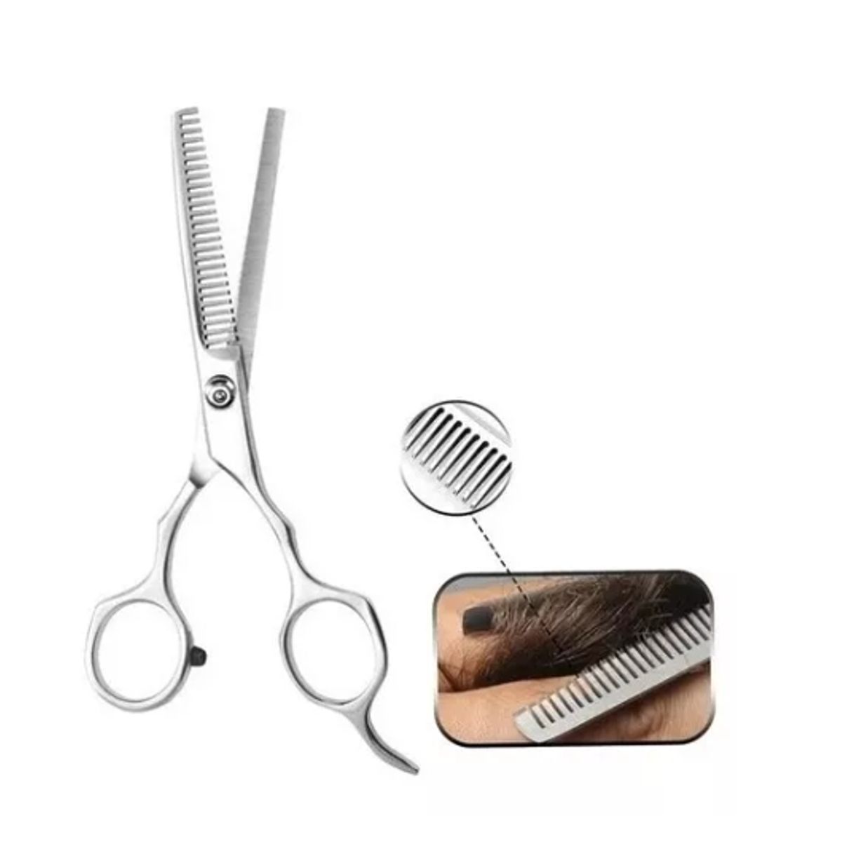 GENERICO - Tijera De Corte Pelo Acero Profesional Entresacadora
