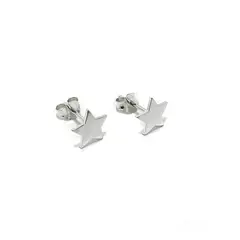 ANDREA COGGIOLA JOYAS - Aros Estrellas 8mm Plata Fina 925