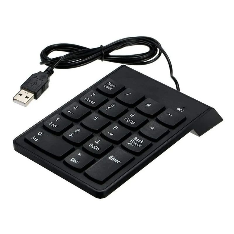 GENERICO - Teclado Numérico Usb Notebook ,  Pc, 19 Teclas