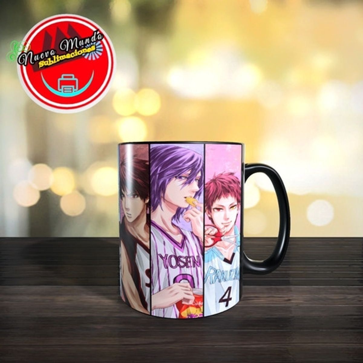 GENERICO - Taza Mágica De Anime Kuroko No Basket