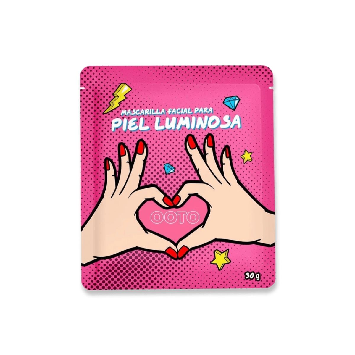 GENERICO - 6 Mascarillas Faciales Anti Acné Cierre Poros Piel Luminosa