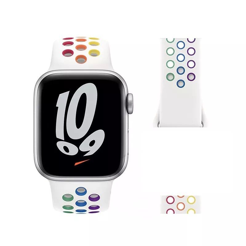 GENERICO - Correa Sport Deportiva Silicona para Apple Watch Todas las Series.