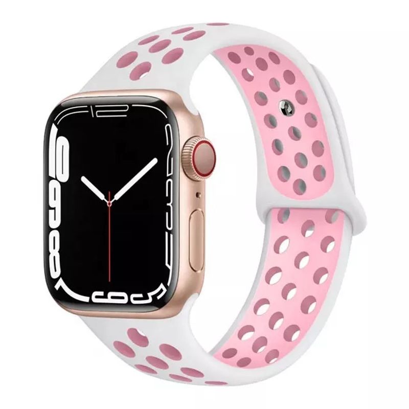 GENERICO - Correa Sport Deportiva Silicona para Apple Watch Todas las Series.