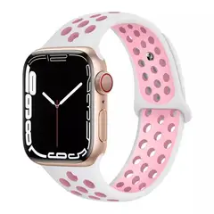 GENERICO - Correa Sport Deportiva Silicona para Apple Watch Todas las Series.